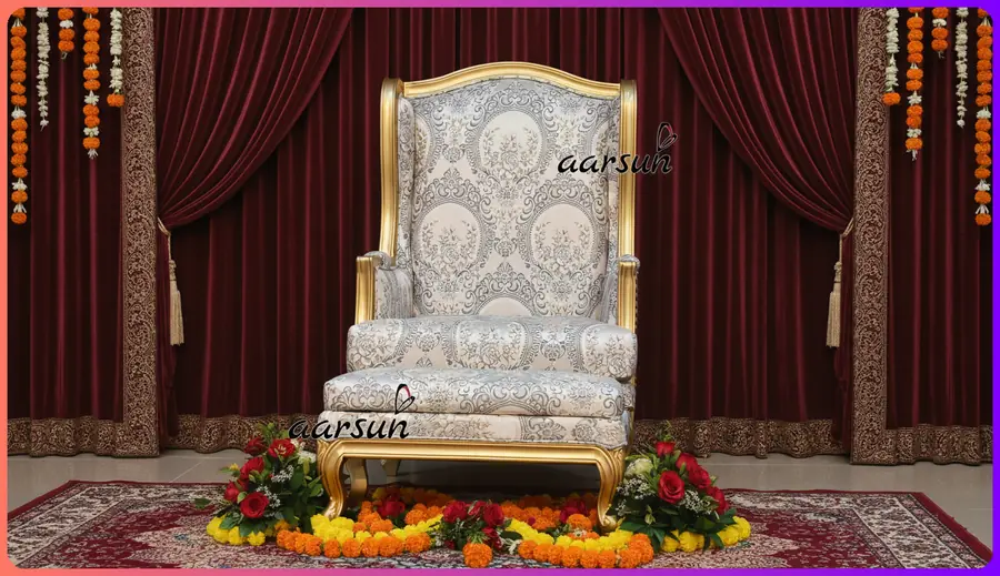 Aesthetic Guru JI Chair with Paduka Stool