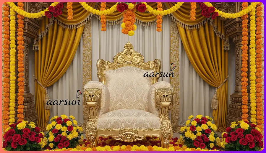 Aesthetic Lion Faced Guru Ji Chair