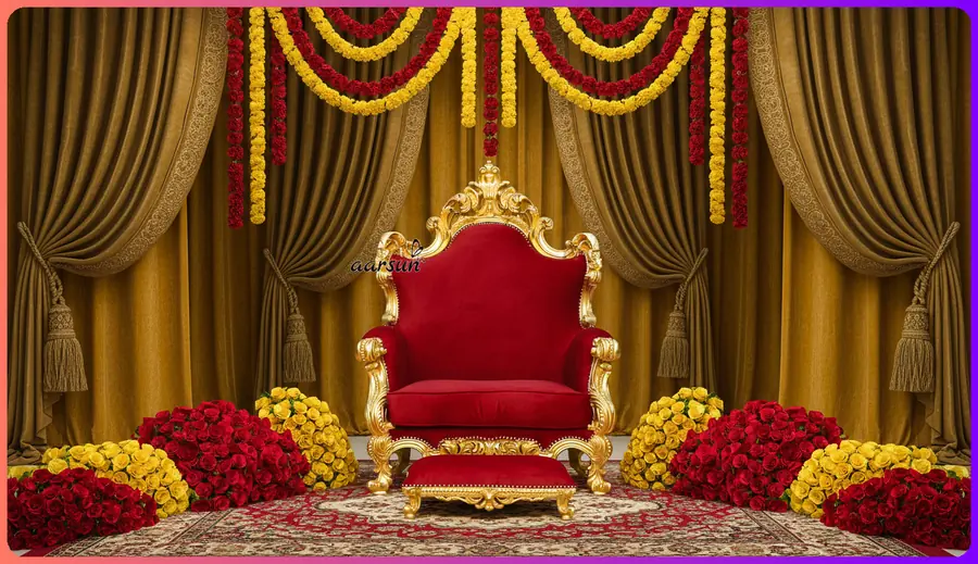 Guruji Chair with Paduka, Luxury Chair, Designer Chair