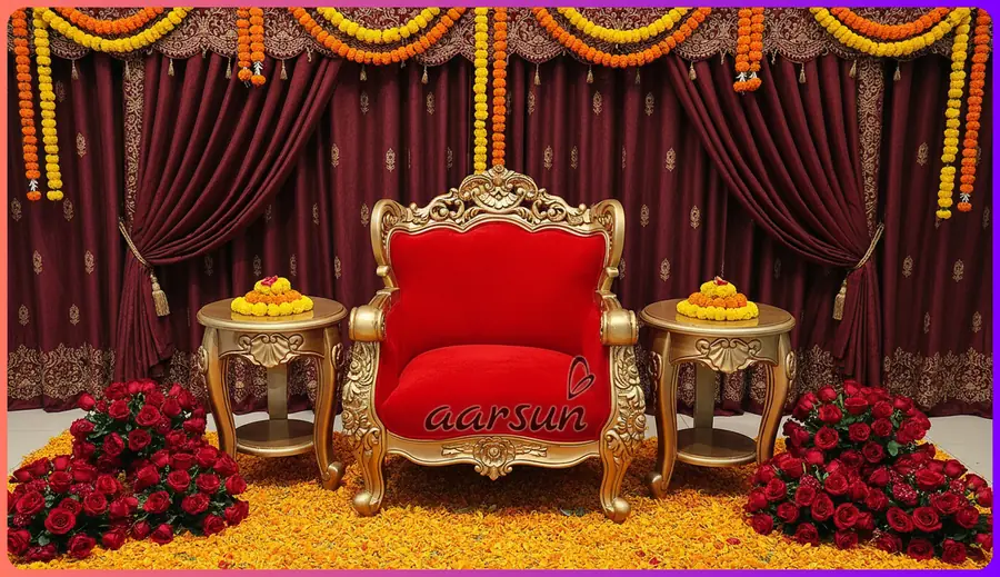 Wooden Guruji Gaddi For Guruji Satsang